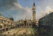 Giovanni Antonio Canal The Piazza San Marco in Venice Spain oil painting artist